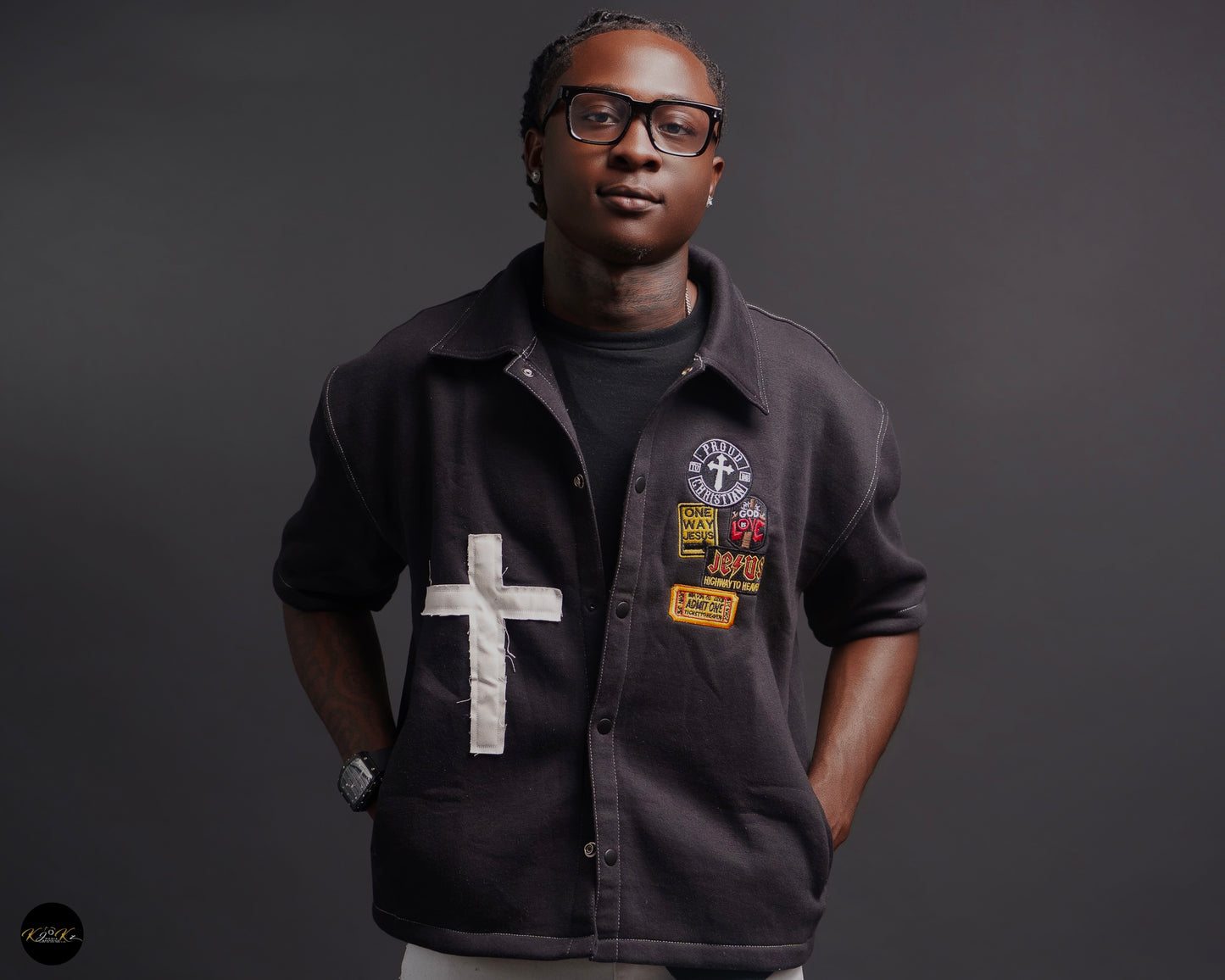 Prayer Addict Button Up