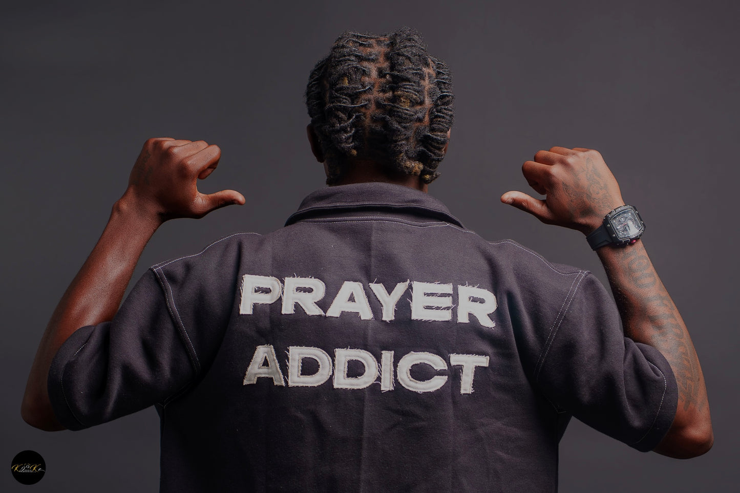 Prayer Addict Button Up