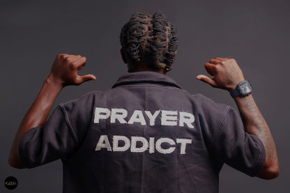 Prayer Addict Button Up